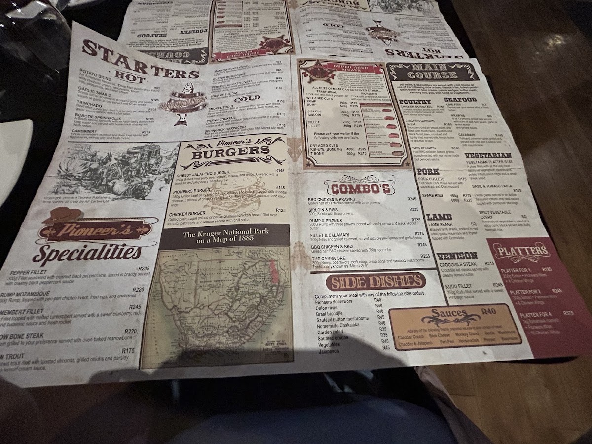 Menu Pioneer's Grill-5