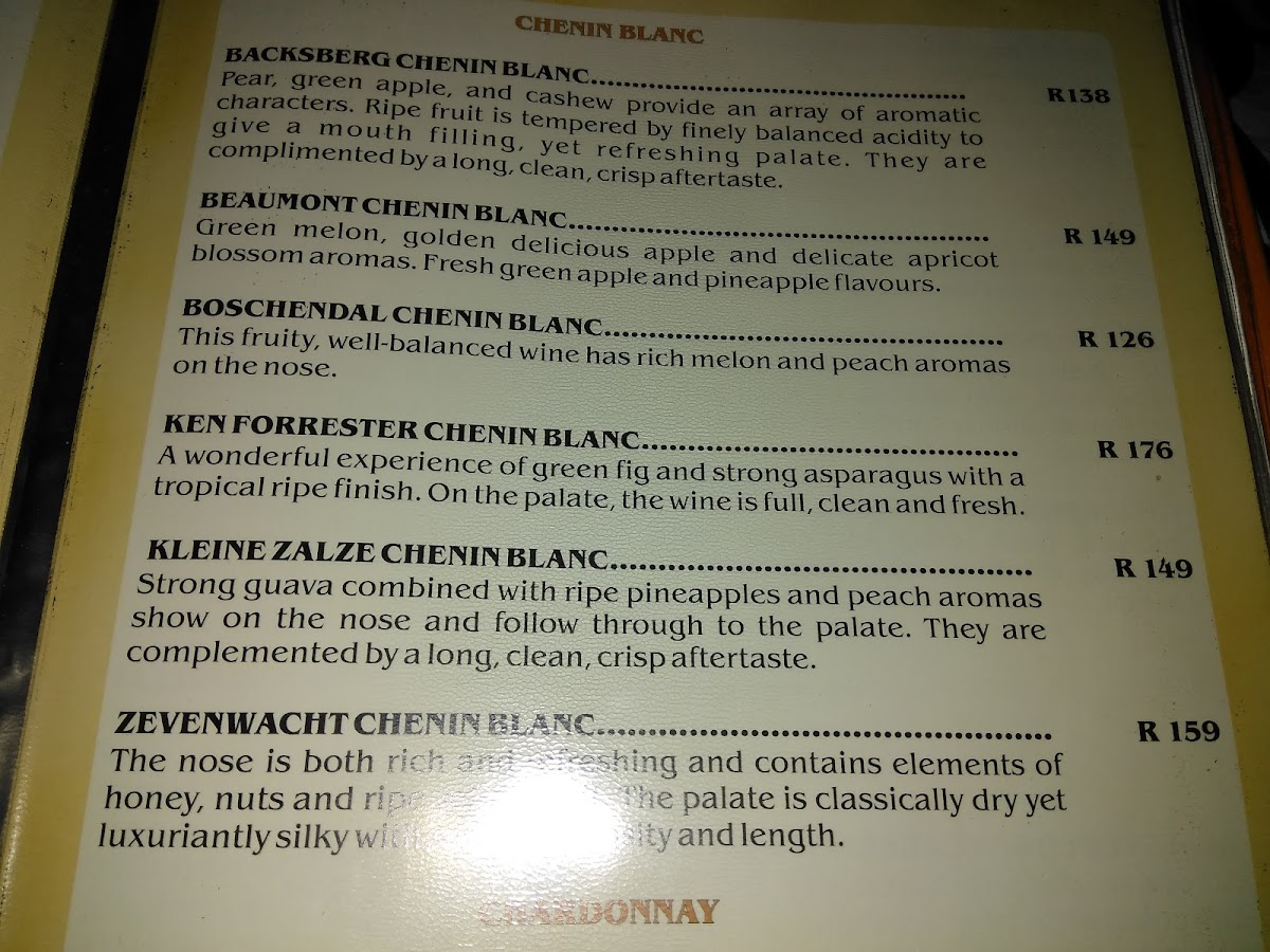 Menu Pioneer's Grill-9